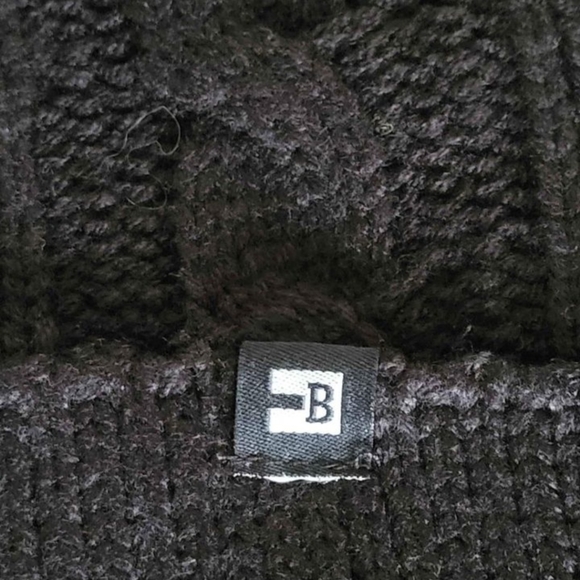 Slouchy  Beanie  Cable Knit Earflap Hat with Tassels Block Headwear - Picture 3 of 12